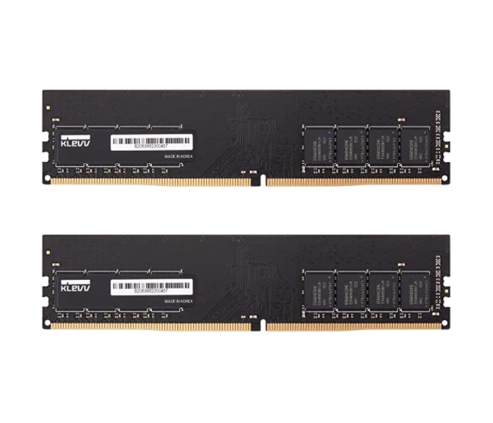 Klevv KD4AGU88C-32N220D Hynix Chips 2 x 16GB DDR4 UDIMM PC4-25600 3200MHz CL22 Unbuffered Non-ECC 1.2V 288 Pin Desktop Ram Memory - Zoom Image 2