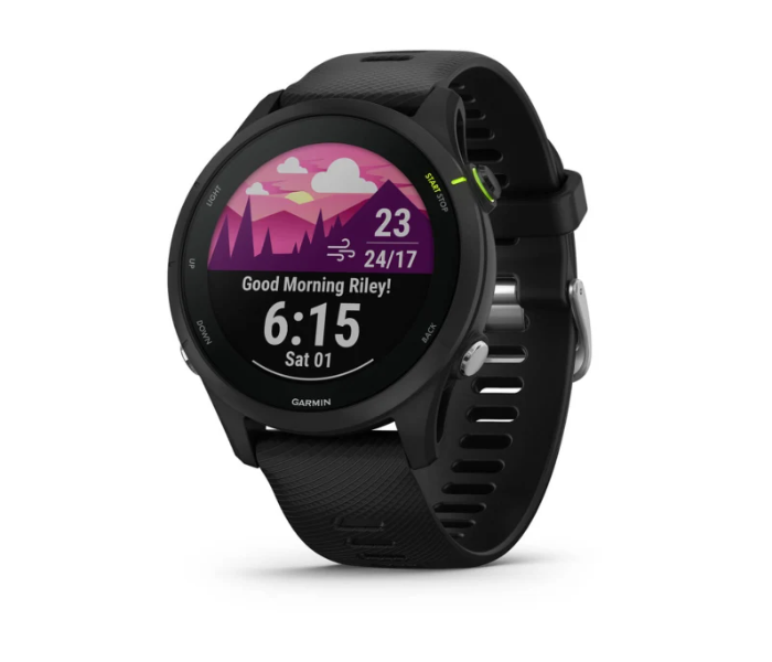 Garmin 010-02641-30 Forerunner 255 Music Wifi GPS EU/PAC 46mm Smart Wtach - Black - Zoom Image 1