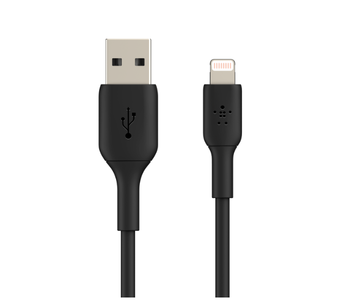 Belkin CAA001bt1MBK Pvc Lightning To Usb-A Cable 1M - Black - Zoom Image 2