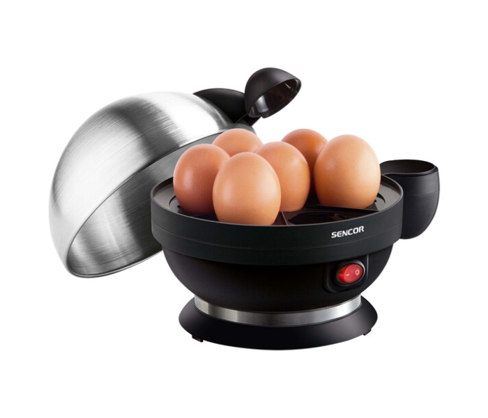 Sencor SEG 720BS 380Watts Egg Cooker - Black and Silver - Zoom Image 3