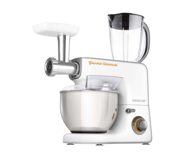 Sencor STM 3700WH-MEG2 5.5 Litre 1000 Watts Stainless Steel Stand Mixer - Silver - Zoom Image 4