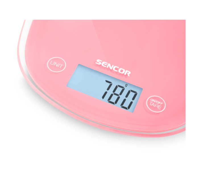 Sencor SKS 34RD Touch Control Sensor Kitchen Scale - Pink - Zoom Image 4