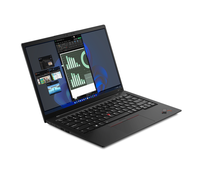 Lenovo 21CB002SGR ThinkPad X1 Carbon Gen10 14 Inch WUXGA Intel Core i7-1255U Processor 16GB RAM 512GB SSD Windows 11 Pro English Arabic Keyboard - Black - Zoom Image 2