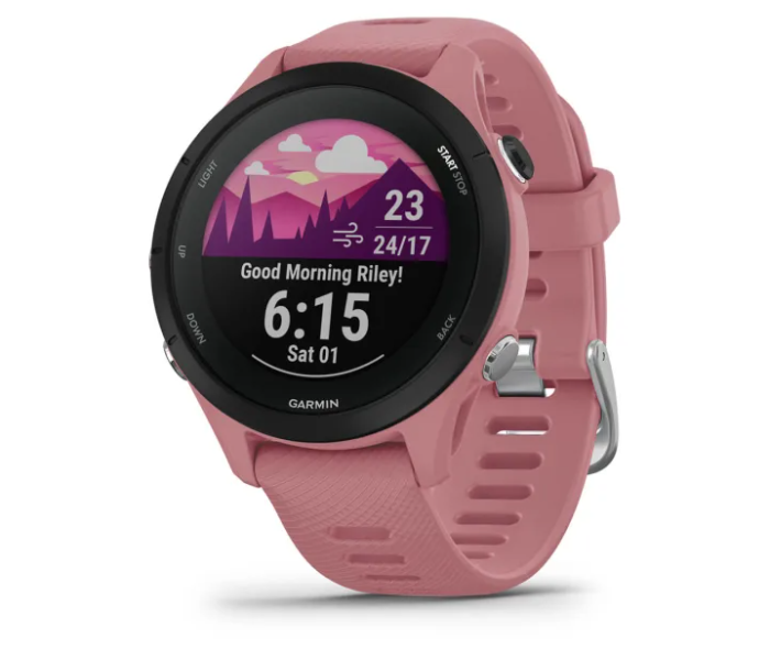 Garmin 010-02641-13 Forerunner 255S Basic GPS EU/PAC Smart Watch - Light Pink - Zoom Image 1