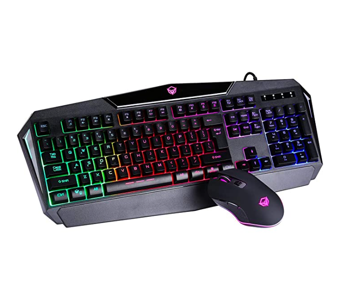 Meetion MGC510 Backlit Gaming Keyboard and Gaming Mouse Combo - Black - Zoom Image 1