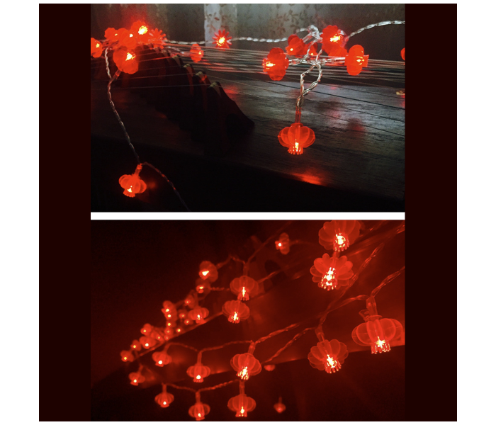 Red Lantern 3Meter USB String Lights - Zoom Image 2