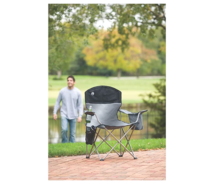 Coleman 2000034873 Camping Chair with Built-in 4 Can Cooler - Grey - Zoom Image 7