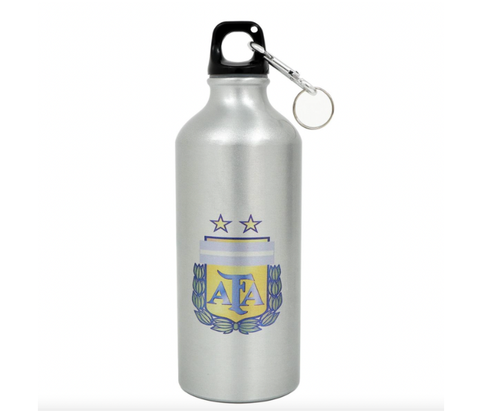 Water Bottle with Argentine Football Logo - Silver - Zoom Image