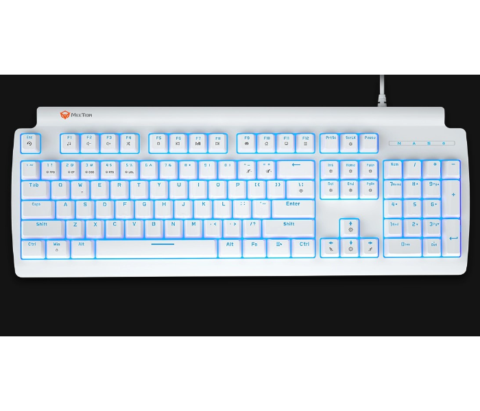 Meetion MGMK600RD-W Gaming Michanical Keyboard - White - Zoom Image 3