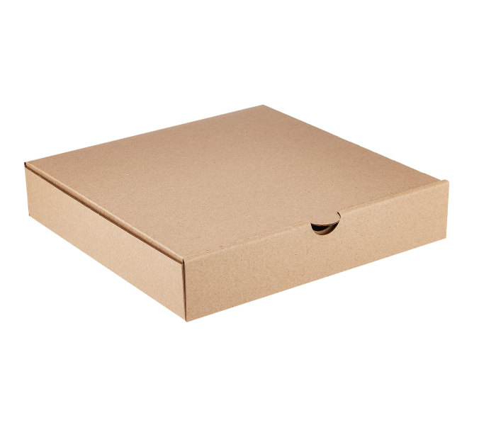 Hotpack HSMPB2828P Set of 5 Pieces Plain Brown Pizza Box - Zoom Image 2