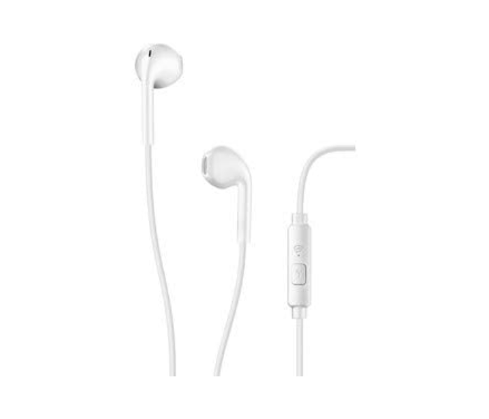 Cellularline LIVEW Live White Egg-Capsule Earphone With Mic - White - Zoom Image 1