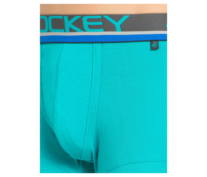 Jockey FP03 Popcolor Modern Trunk for Men Small - Sky Blue - Zoom Image 5