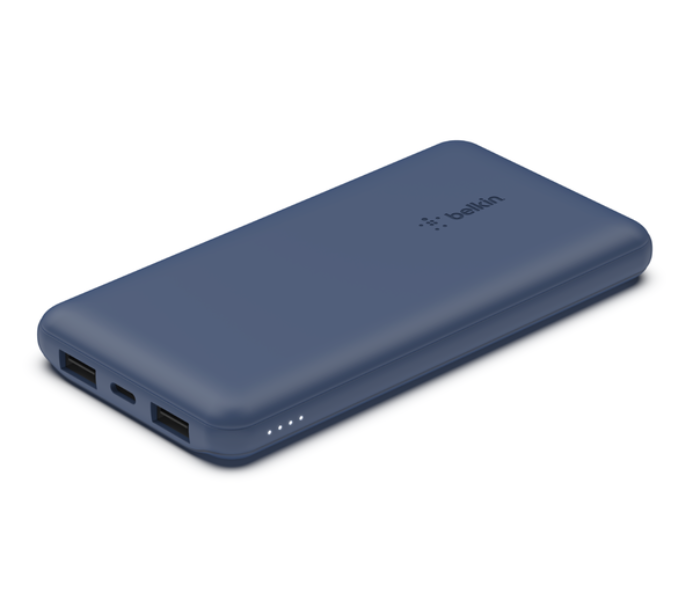 Belkin BPB011btBL 10K Power Bank With Usb-C 15W Dual Usb-A 15Cm Usb-A To C Cable - Blue - Zoom Image 2