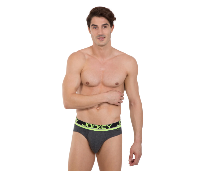 Jockey FP02 Modern Brief for Men XL - Dark Grey - Zoom Image 4