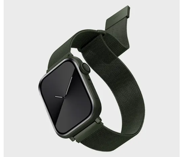 Uniq Dante 45 44 or 42mm Apple Watch Mesh Steel Strap - Green - Zoom Image 1