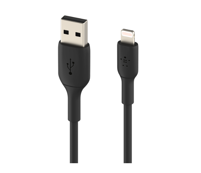 Belkin CAA001bt1MBK Pvc Lightning To Usb-A Cable 1M - Black - Zoom Image 1