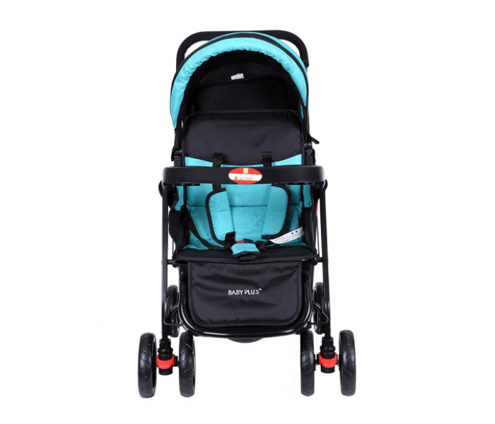 Baby Plus BP7743 Twin Stroller with Reclining Seat - Green - Zoom Image 2