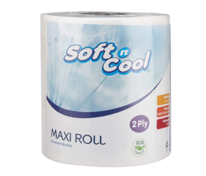 Hotpack MR2W 2Ply 1Roll 130Metre Paper Maxi Roll - Zoom Image 1