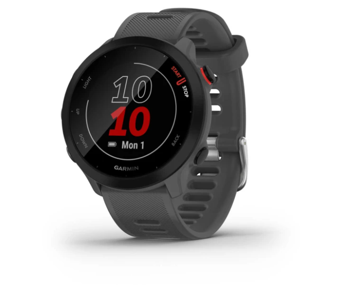 Garmin 010-02562-13 Forerunner 55 GPS EU Smart Watch - Monterra Grey - Zoom Image 1