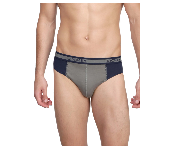 Jockey 1011 Pack of 2 Assorted Fusion Brief for Men Medium - Black - Zoom Image 1