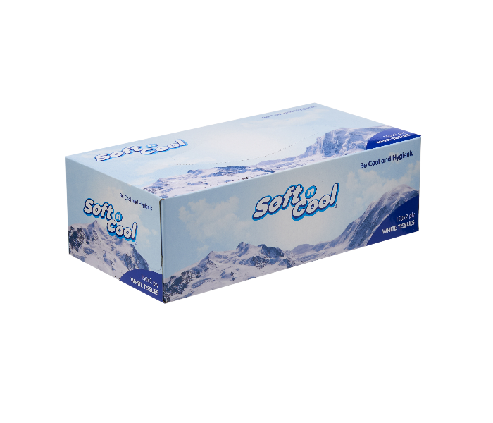 Hotpack SNCT150 Soft N Cool 150Pulls 2Ply 5Box Facial Tissue - Zoom Image 3