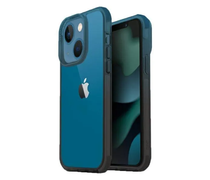 Uniq Hybrid Iphone 13 Inch 2021 Combat Duo Mobile Covers - Blue and Black - Zoom Image