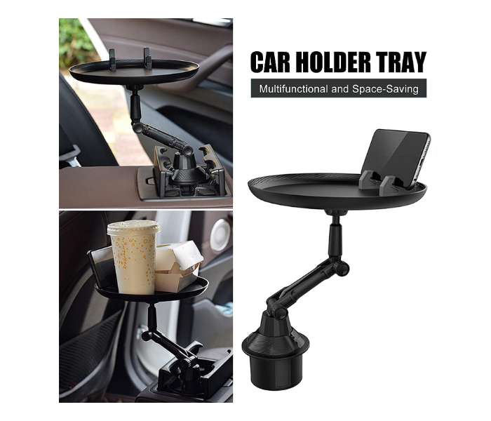 Adjustable 360 Multi Car Cup Holder Tray Organizer - Zoom Image 2