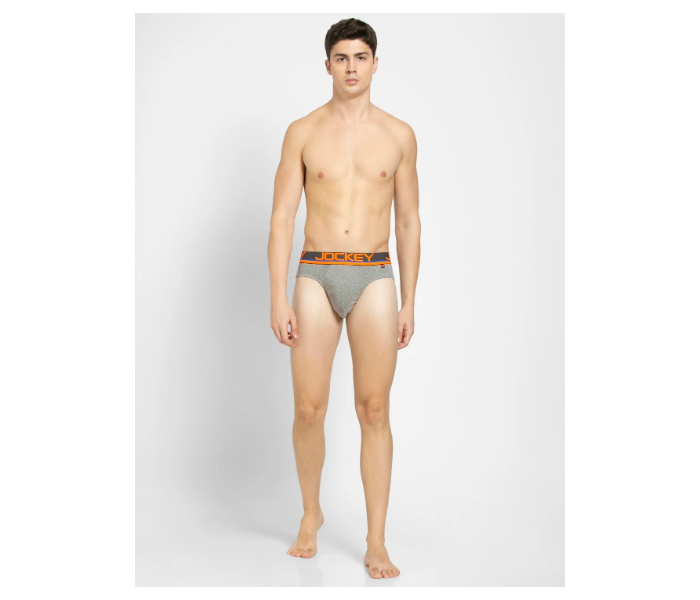 Jockey FP02 Modern Brief for Men Medium - Grey - Zoom Image 4