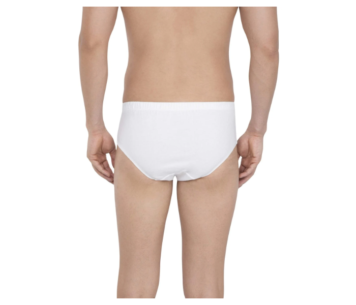 Jockey 8035 Pack of 3 Brief with Concealed Waistband for Men XXL - White - Zoom Image 3