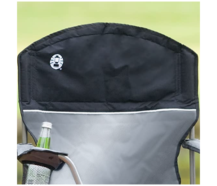 Coleman 2000034873 Camping Chair with Built-in 4 Can Cooler - Grey - Zoom Image 2