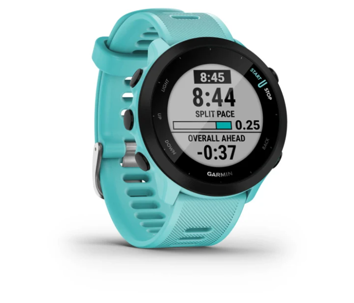 Garmin 010-02562-12 Forerunner 55 GPS EU Smart Watch - Aqua - Zoom Image 3