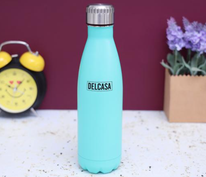 Delcasa DC1894 350ml Reusable Stainless Steel Water Bottle - Green - Zoom Image 3