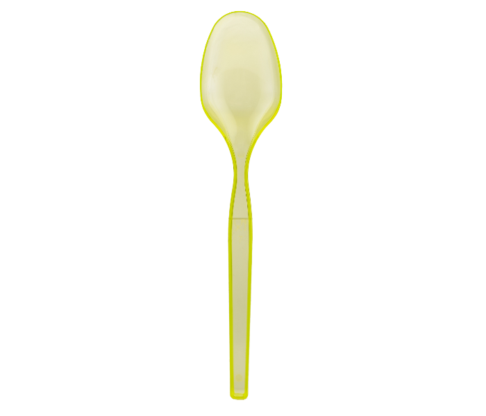 Hotpack DSPSMIX Set of 25 Pieces 17cm Plastic Desert Spoon - Zoom Image 2