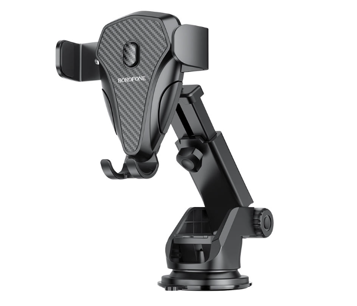 Borofone BH38 Route Push Type Suction Cup Car Holder - Black - Zoom Image 6