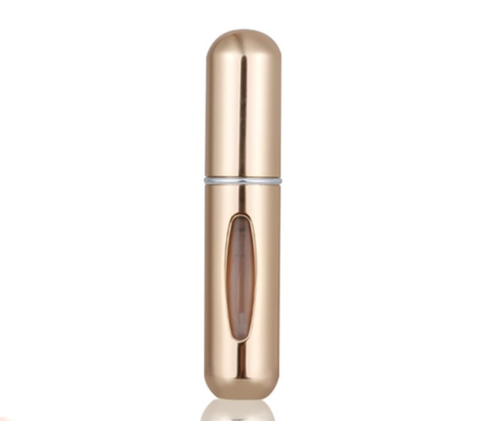 Refillable Portable Mini Travel 5ml Perfume Atomiser Scent Pump Spray Bottles - Gold - Zoom Image