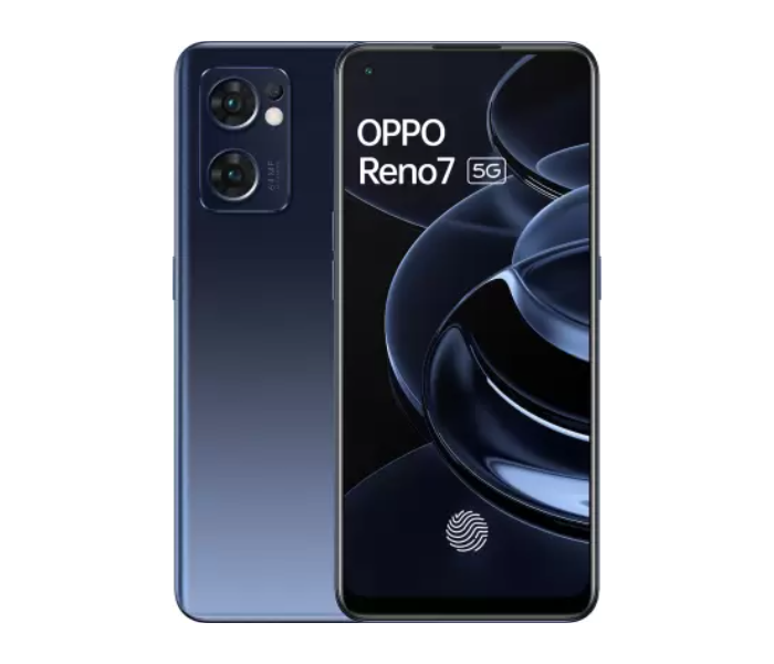 Oppo Reno 7 5G 8GB RAM 256GB ROM - Starry Black - Zoom Image 1