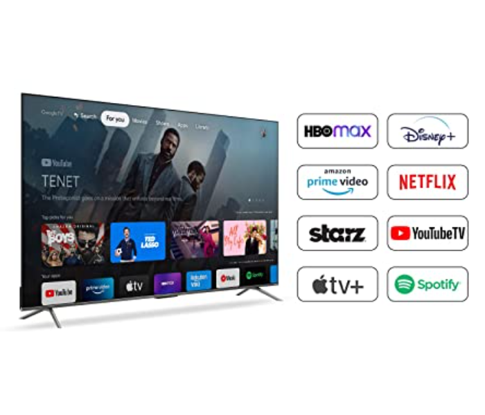 TCL 55C635 55 Inches 4K Ultra HD Smart QLED Google TV - Black - Zoom Image 3