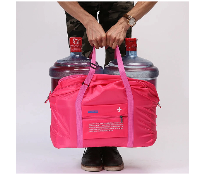 Korean Waterproof High Capacity Travel Storage Bags - Pink - Zoom Image 3