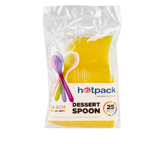 Hotpack ICSPSMIX Set of 25 Pieces 14.5cm Dessert Spoon - Zoom Image 5