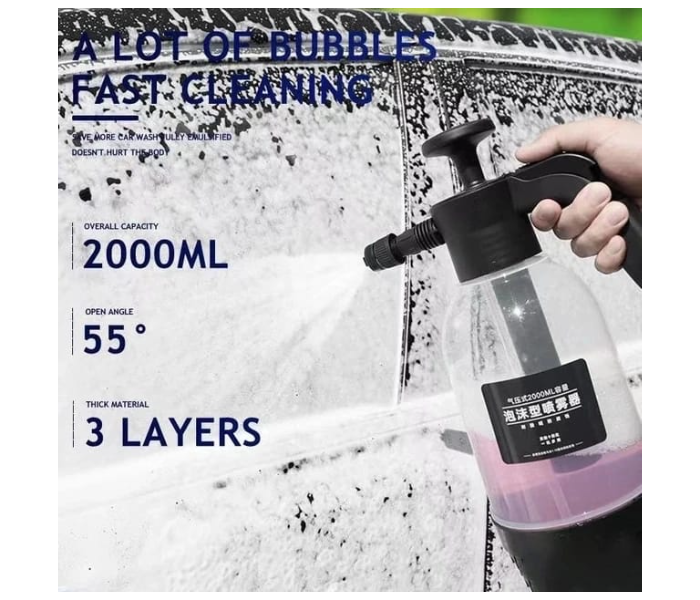 MT 2000ML Foam Wash Car Spray Bottle High Pressure Spray Gun Manual Air Pressure Water Jet For Garden Car Wash - Zoom Image 1