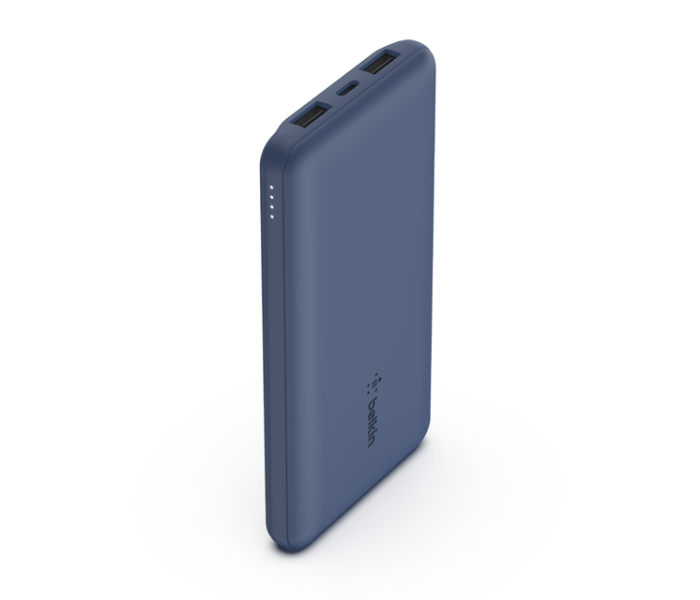 Belkin BPB011btBL 10K Power Bank With Usb-C 15W Dual Usb-A 15Cm Usb-A To C Cable - Blue - Zoom Image 1