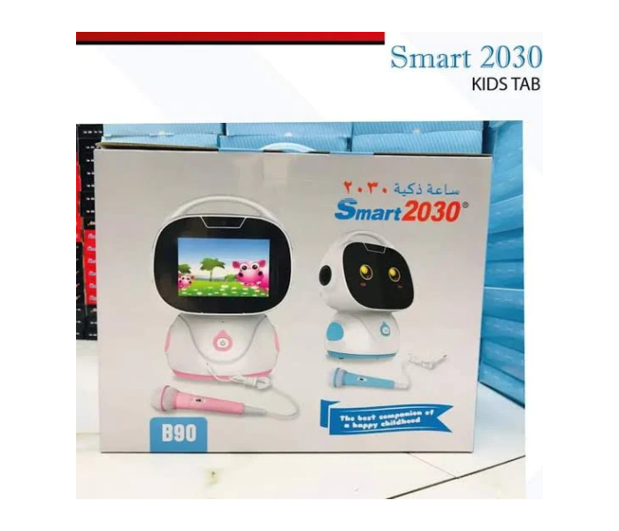 Smart 2030 B90 Kids Smart Robot 7 Inch Learning Tablet - White and Blue - Zoom Image 2