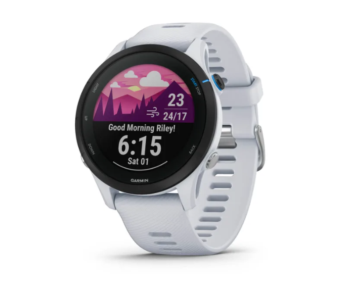 Garmin 010-02641-31 Forerunner 255 Music Wifi GPS EU/PAC Smart Watch - Whitestone - Zoom Image 1