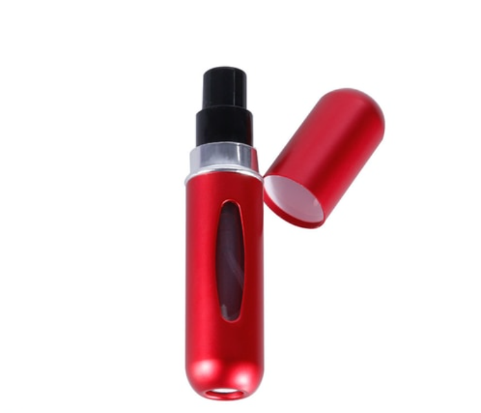 Refillable Portable Mini Travel 5ml Perfume Atomiser Scent Pump Spray Bottles - Matte Red - Zoom Image