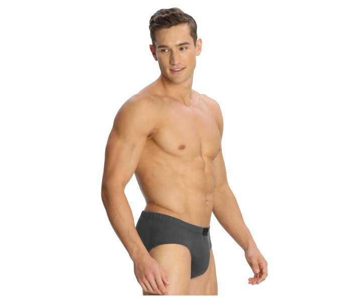 Jockey 8035 Pack of 3 Brief with Concealed Waistband for Men XXL - Black - Zoom Image 3