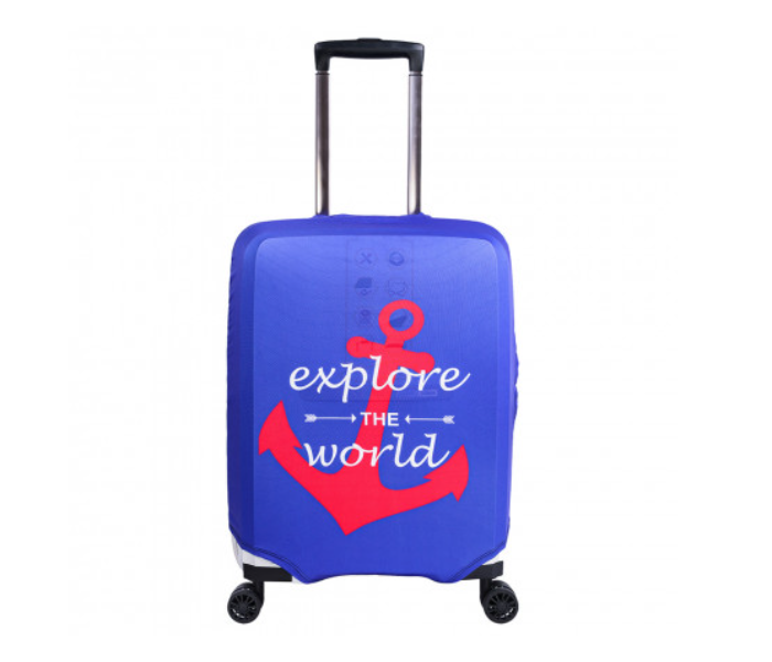 Para John PJLC9918L Luggage Cover Large Size - Blue and Red - Zoom Image