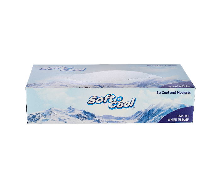 Hotpack SNCT100 Soft N Cool 100Pulls 2Ply 5Box Facial Tissue - Zoom Image 2