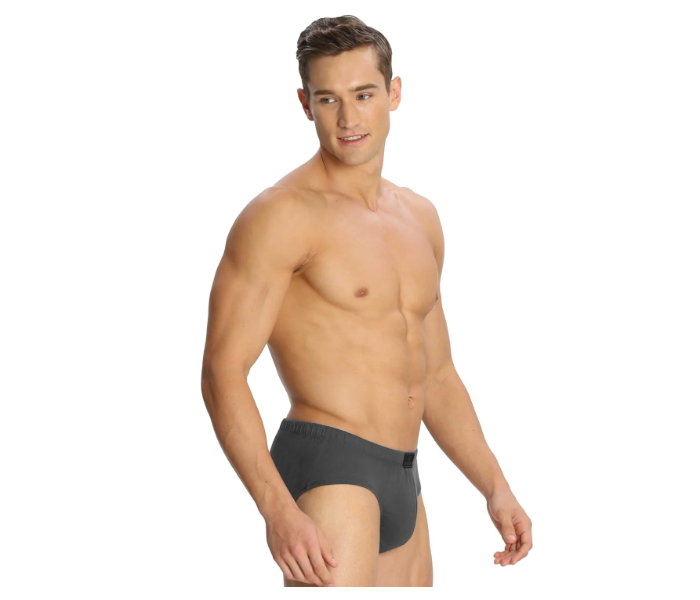 Jockey 8035 Pack of 3 Brief with Concealed Waistband for Men XL - Black - Zoom Image 3