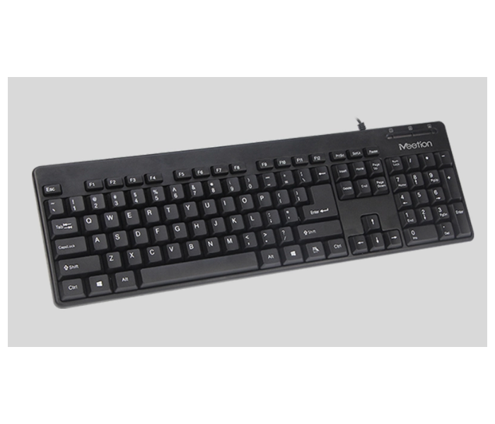 Meetion MGK100 USB Corded Keyboard - Black - Zoom Image 3