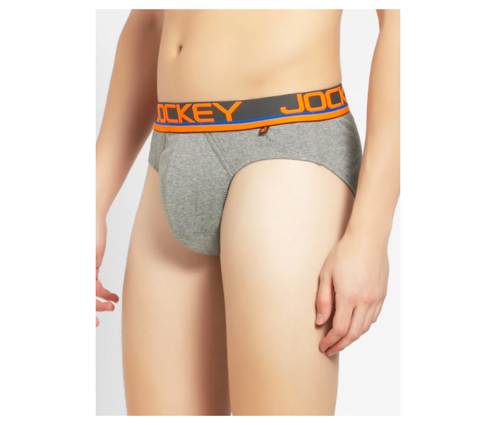 Jockey FP02 Modern Brief for Men Small - Grey - Zoom Image 2